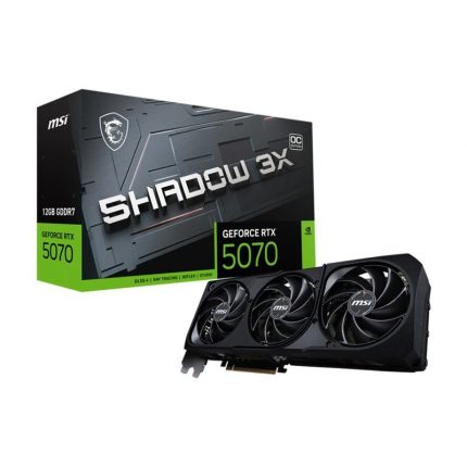 MSI GeForce RTX 5070 SHADOW 3X 12GB GDDR7 Tarjeta Gráfica Overclocked